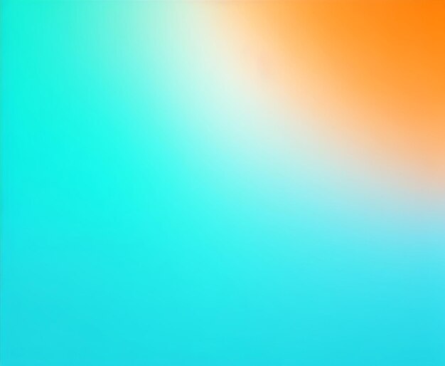 Lebendiger Harmony Teal Orange Blau lebendig Körniger Gradient Hintergrund