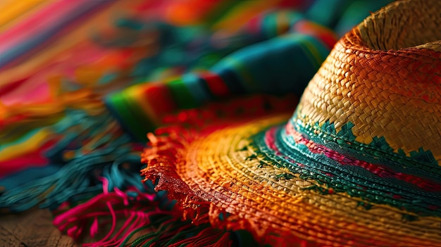 Lebendiger Sombrero für Cinco de Mayo