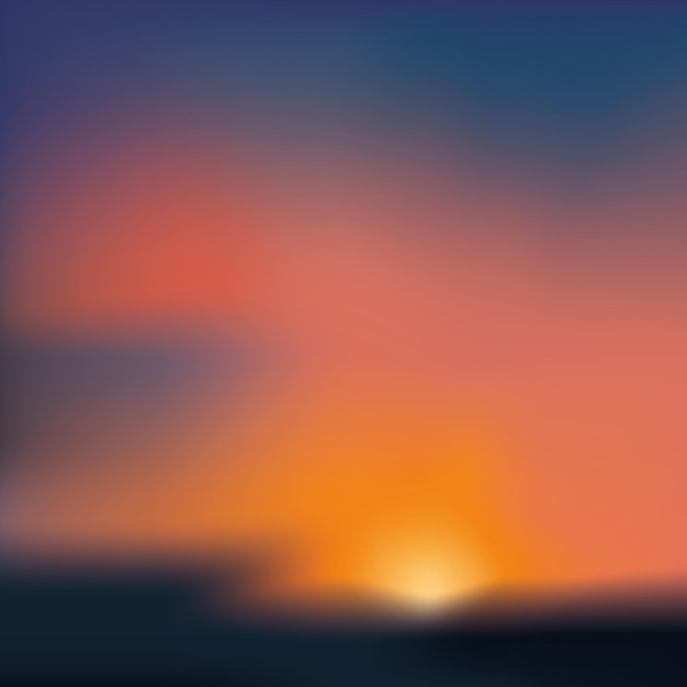 Lebendiger Sonnenuntergang-Gradient-Hintergrund