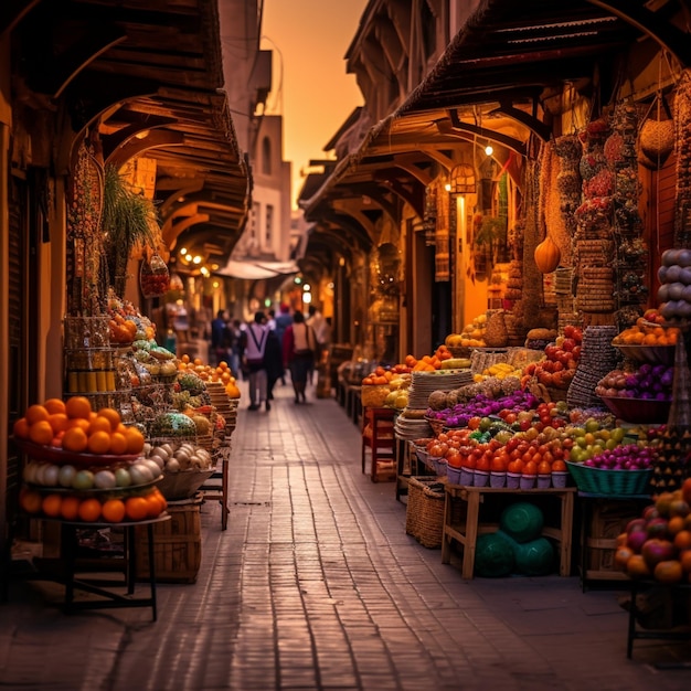 Lebendiger und bezaubernder Marrakesch-Souk