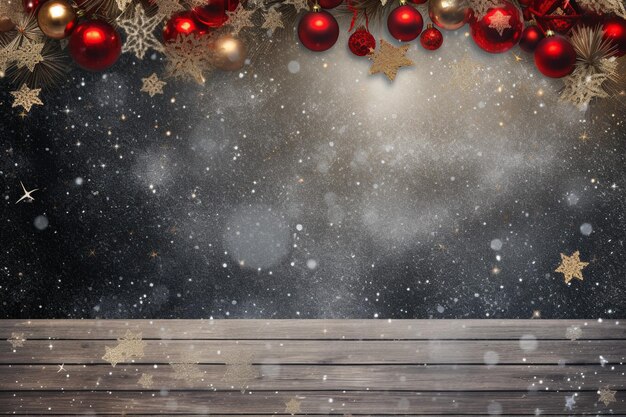 Foto lebendiger weihnachtsrahmen hintergrund und leerer raum