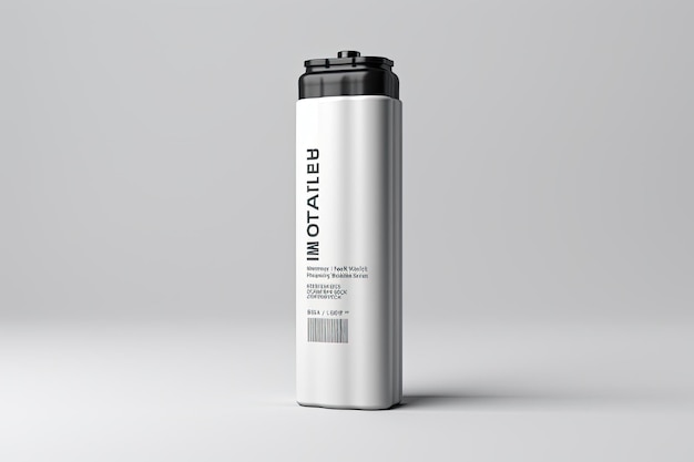 Lebendiges Batterie-Mockup-Design. Zeigen Sie Ihre Kreativität mit diesem fesselnden Batterie-Mockup, das sich perfekt für moderne Technologieprojekte eignet