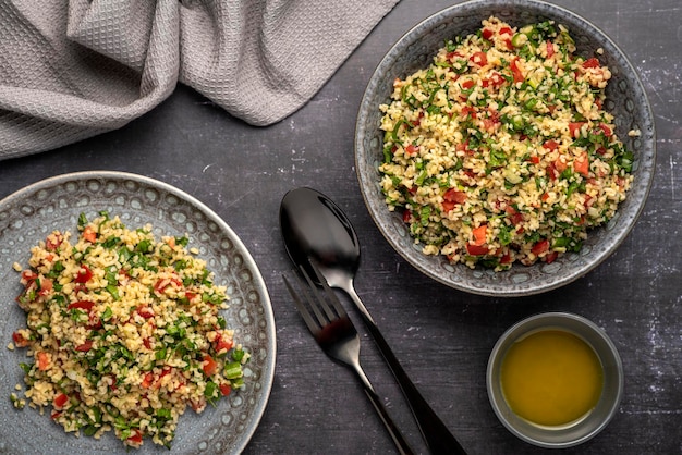 Lebensmittelfotografie von Tabouleh-Salat