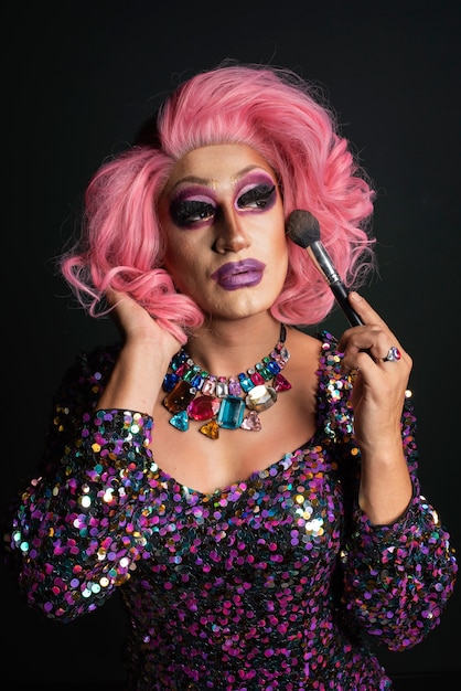 Foto lebensstil der dragqueen