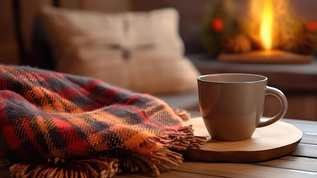 Foto lebensstil tasse kaffee trinken gemütlich