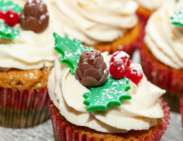 Lebkuchen Cupcake zu Weihnachten