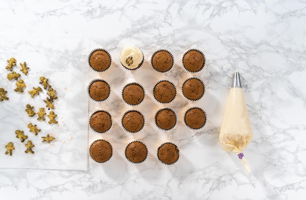 Lebkuchen Cupcakes