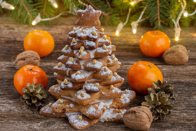 Lebkuchen-Weihnachtsbaum