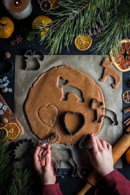 Lebkuchenhaus mit eigenen Händen machen.