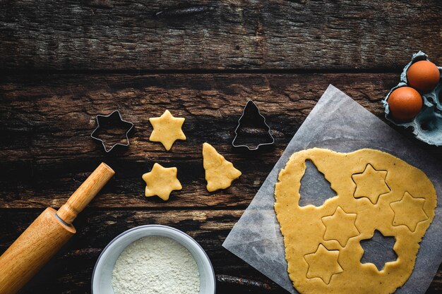 Lebkuchenplätzchenteig für Weihnachten