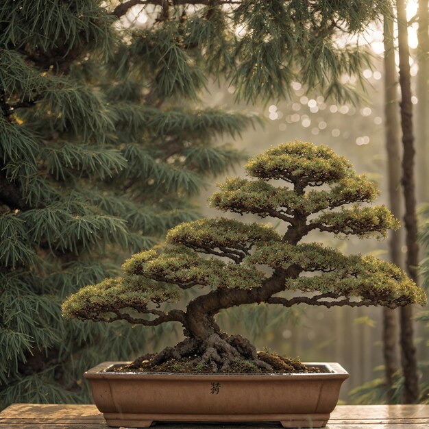 Una lección de maestría en el cultivo de bonsai ilustrada en la foto