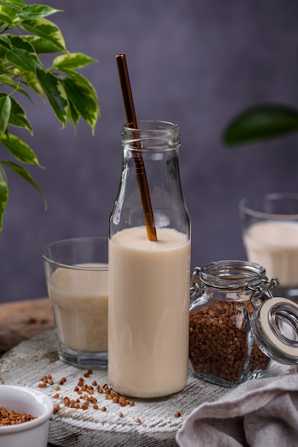 Leche de alforfón no láctea sin lactosa