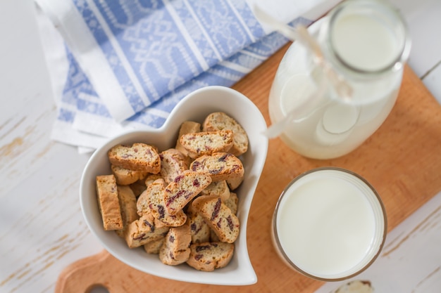 Leche y galletas