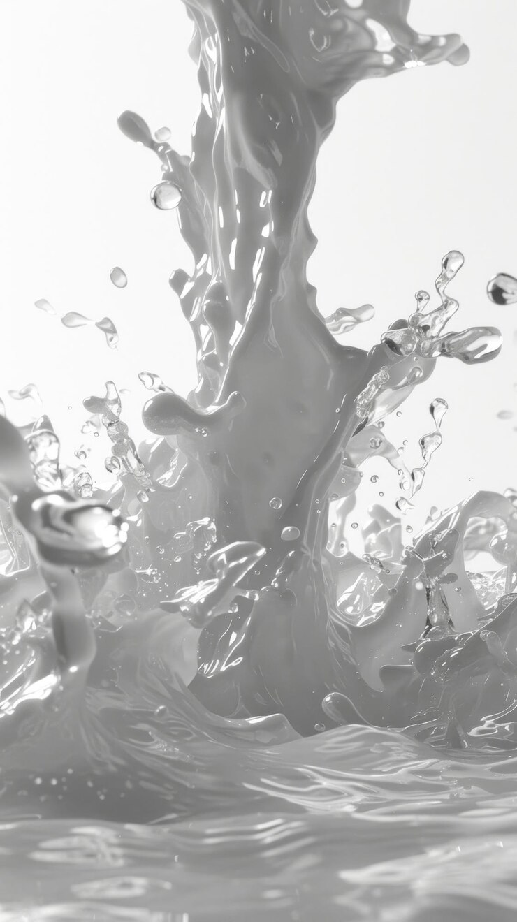 La leche gira en un vaso pura y reconfortante un símbolo de nutrición saludable