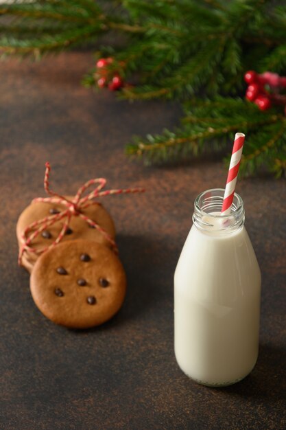 Leche para Papá Noel y galletas de jengibre caseras