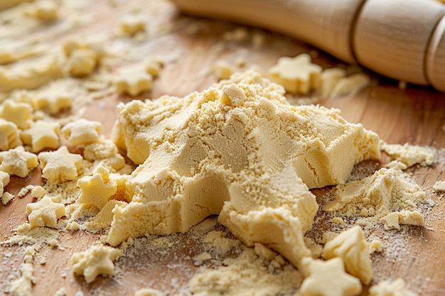 Leche en polvo en forma de estrella