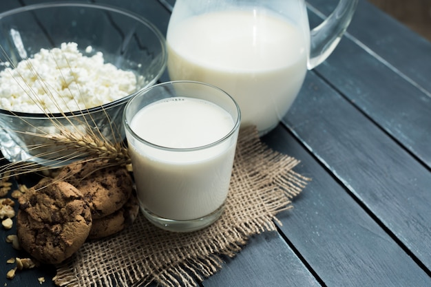 Leche, requesón - productos lácteos