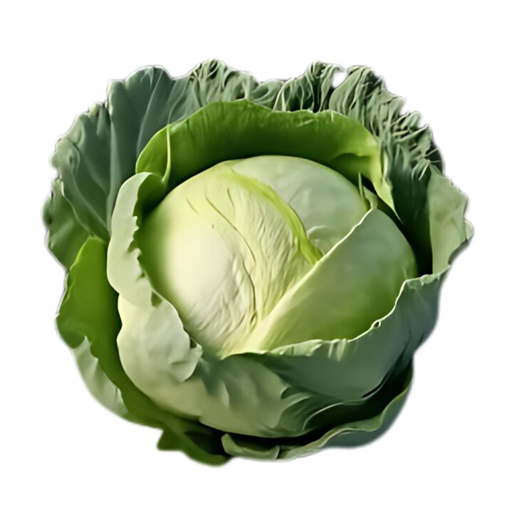 La lechuga verde fresca aislada sobre un fondo blanco de alta calidad Imagen gratuita
