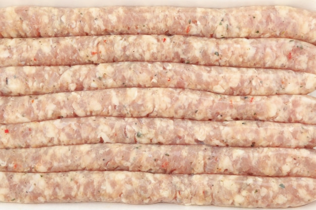 Lecker Rohwurst Textur, Nahaufnahme