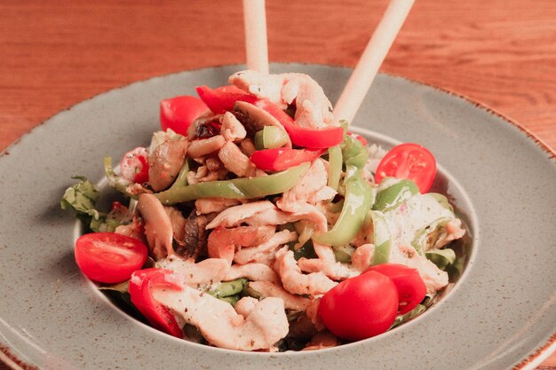 Leckere appetitliche klassische italienische Pasta mit einer köstlichen Sauce