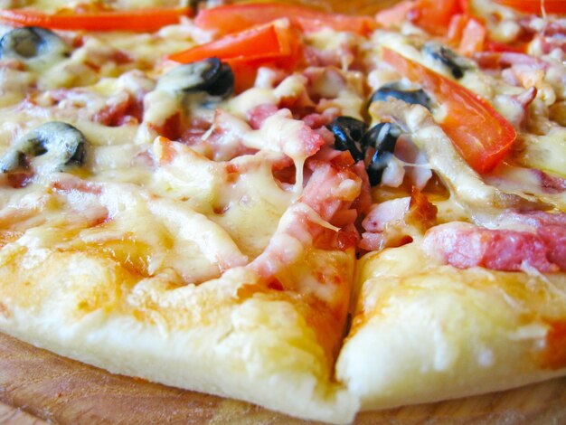 Leckere appetitliche Pizza