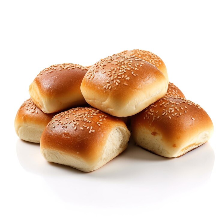 Foto leckere burgerbrötchen
