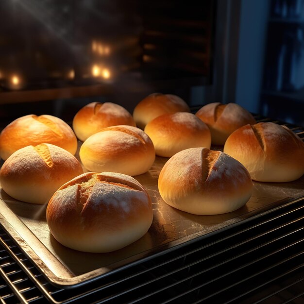 leckere Burgerbrötchen