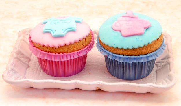 Leckere Cupcakes dekoriert