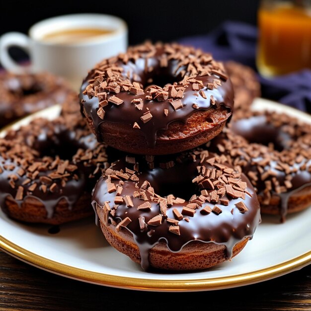 Leckere frische Donuts - Illustration aus der Wüste