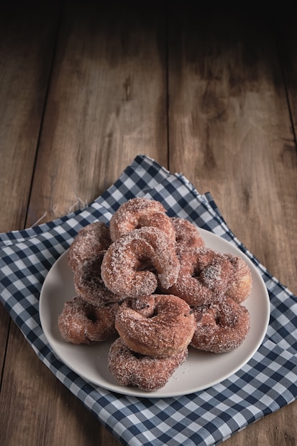 Leckere hausgemachte Donuts