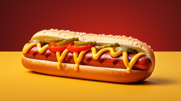 Leckere Hotdog-Food-Bilder