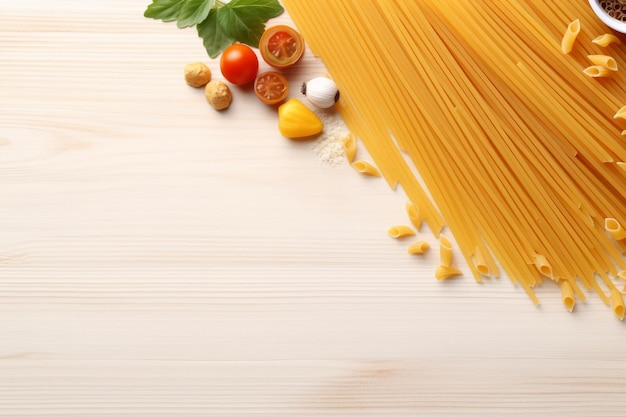 Leckere italienische Pasta-Zutaten – eine Augenweide