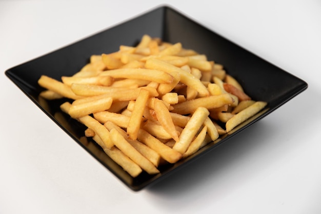 Leckere Pommes-Frites als Hintergrund