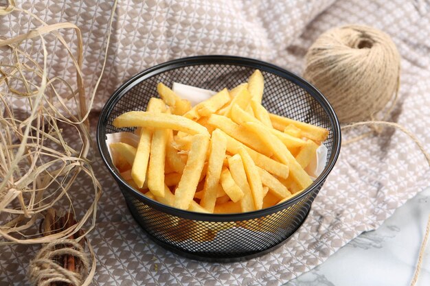 Leckere Pommes Frites, leckere Chips