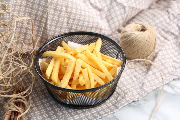 Leckere Pommes Frites, leckere Chips