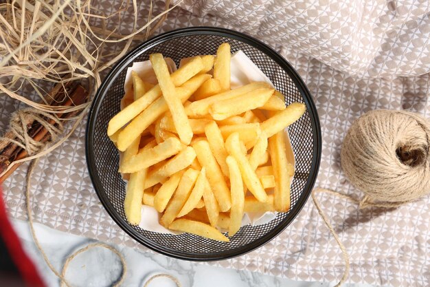 Leckere Pommes Frites, leckere Chips