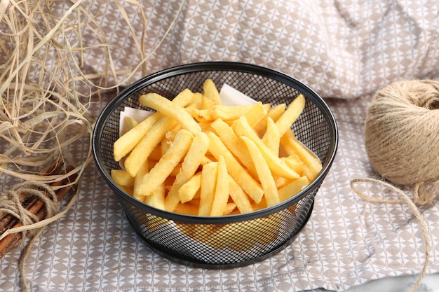 Leckere Pommes Frites, leckere Chips