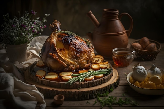 Leckere Schweinshaxe als regionales Gericht Food Photography