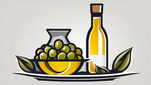 Foto leckere und gesunde olivenölgerichte