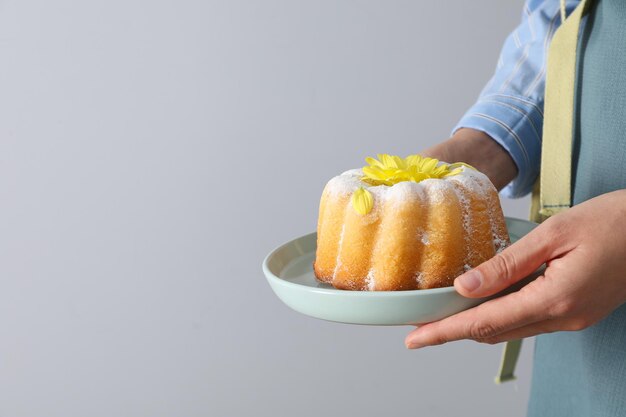 Leckeres Essenskonzept der Herbstsaison, Kürbiskuchen