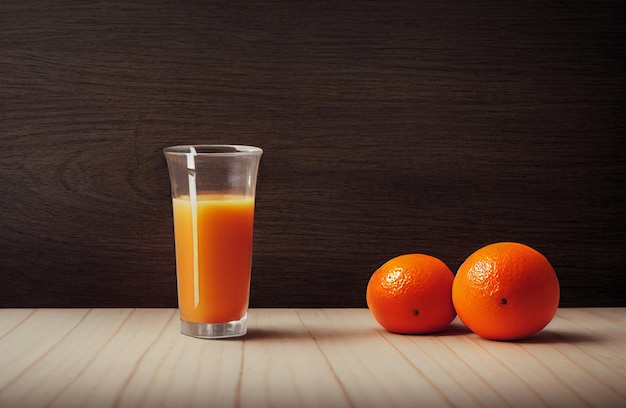 Leckeres Glas Saft auf dem Tisch