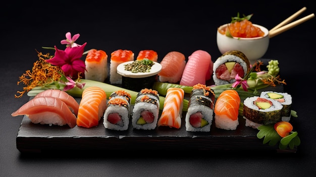 Leckeres_Sushi_Display