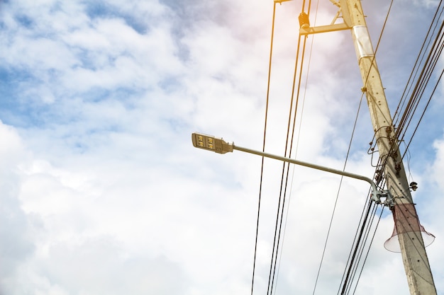 LED-Lichtpfosten mit dem Solarzellenpanel verwendet auf der Straße, Industriegebiet