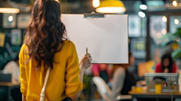 Leer Flipchart-Papier für unbegrenzte Kreativität