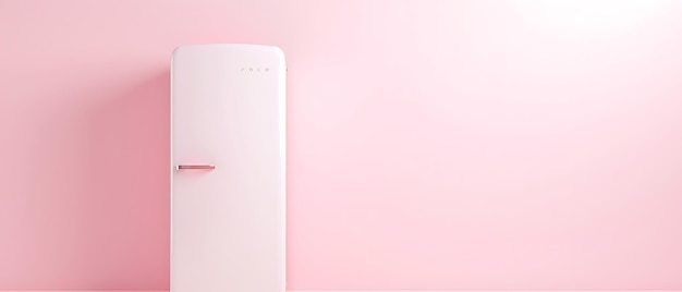 Leer Kühlschrank-Mockup-Hintergrund mit Kopierraum für Text Kühlschrankschablone für die Küche