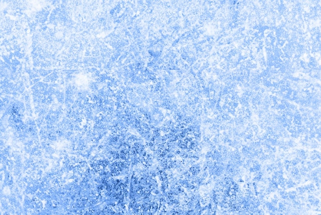 Leere Eisbahn nach der Eislaufveranstaltung