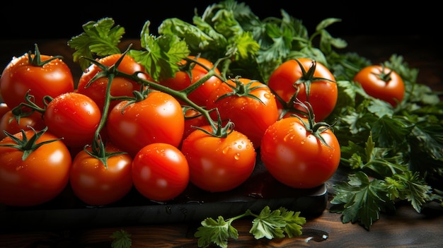 Leere hölzerne Schneidbrette Kirschtomaten Hintergrundbilder Hd Tapeten Hintergrundbild