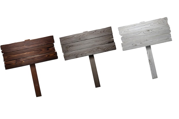Leere Holztafel, leere Holzschild