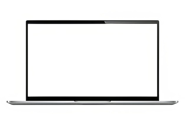 Leere Laptop-Bildschirm-Mockup-Vorlage für das Laptop.