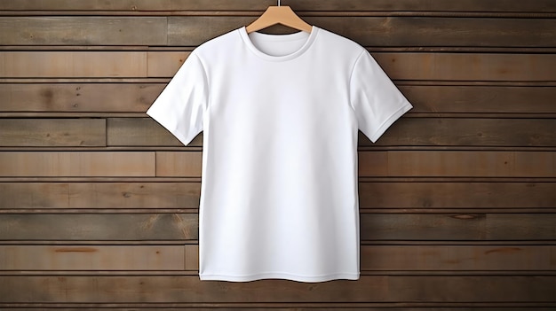 Leere leere weiße T-Shirt-Modellvorlage